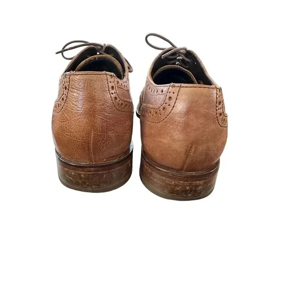 Cole Haan Grand Cambridge C12915 Brown Brogue Wingtip Oxfords Shoes Size 8.5 - Picture 2 of 8